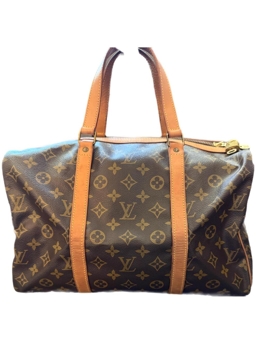 Louis Vuitton Monogram Canvas Sac Souple Duffle Bag 35